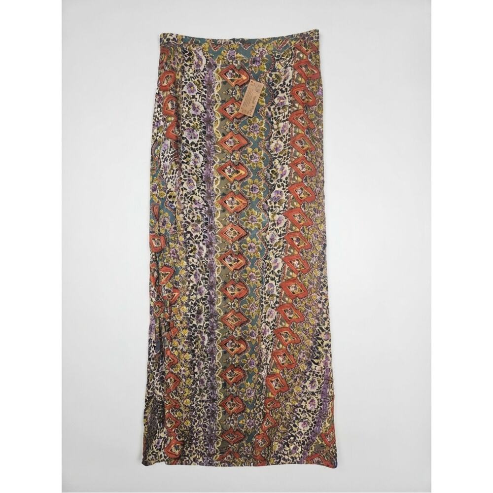 NEW Natural Life M Valentina Maxi Skirt Boho Hippie Whimsygoth Casual Slit